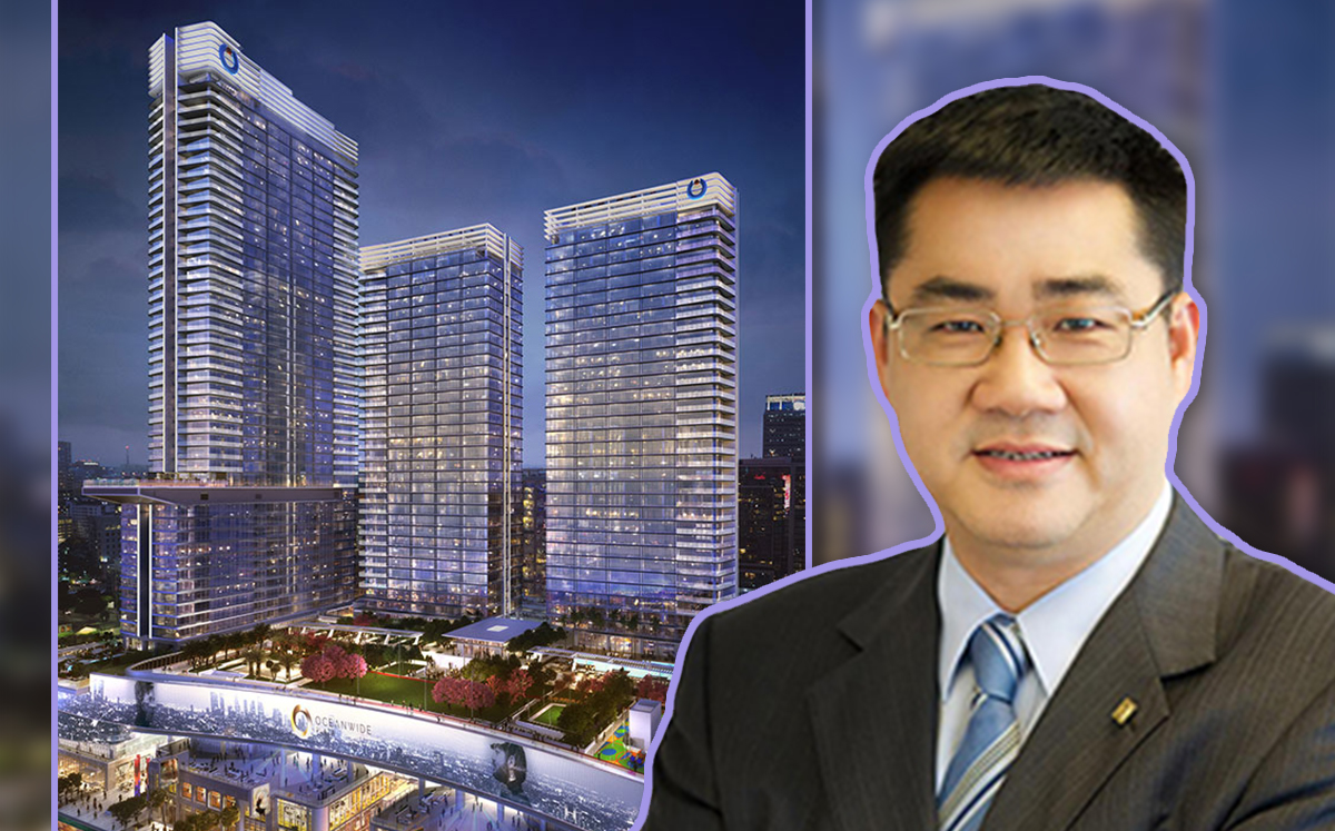 Oceanwide Holdings CEO Thomas Feng and Oceanwide Plaza
