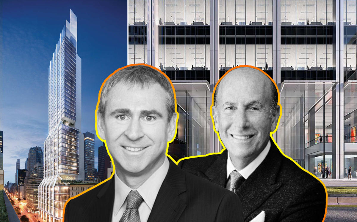 From left: 425 Park Avenue, Citadel CEO Ken Griffin, and L&amp;L Holding Company CEO David Levinson (Credit: Wikipedia)