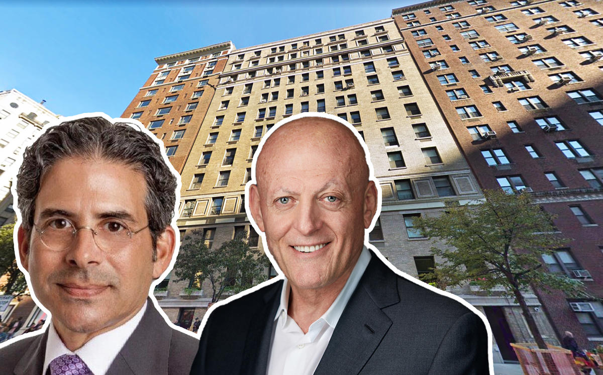 From left: Scott Solomon, Ofer Yardeni and 103 East 86th Street (Credit: Samuel Waxman Cancer Research Foundation and Google Maps)