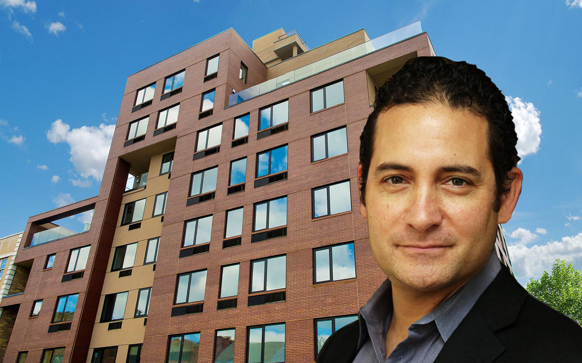 Boaz Gilad and 691 Marcy Avenue in Brooklyn (Credit: Brookland Capital)