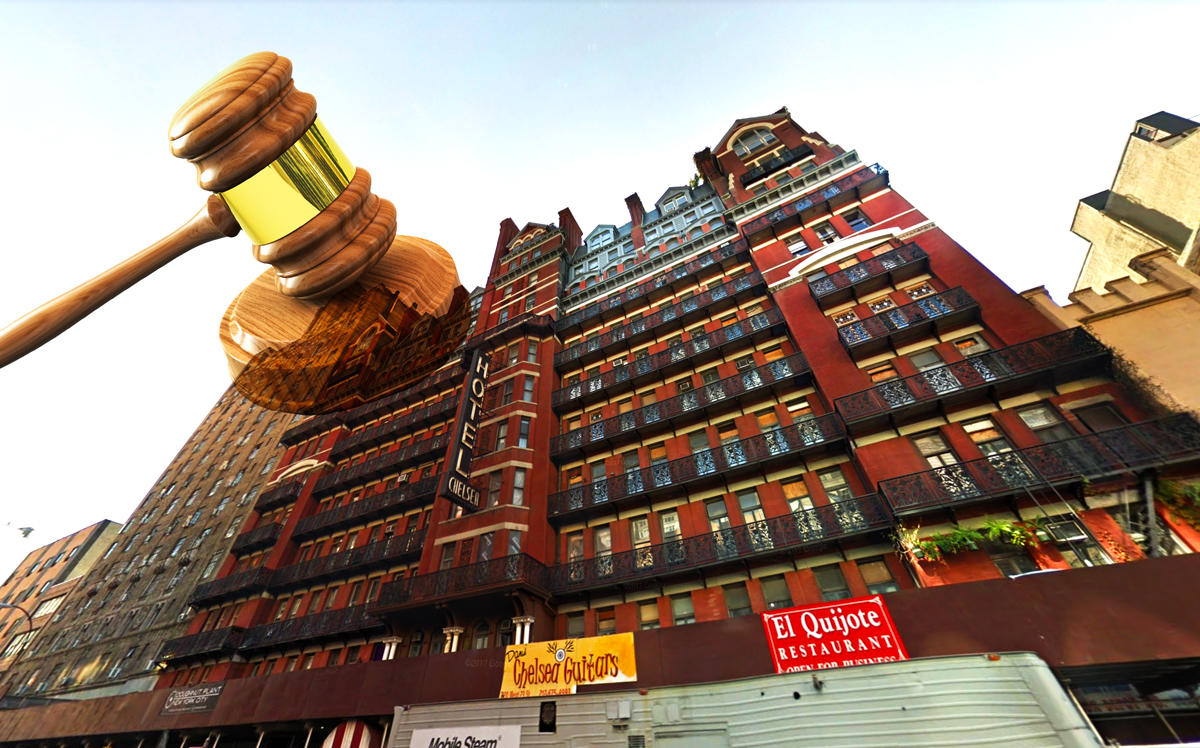 The Chelsea Hotel at 222 West 23rd Street (Credit: Google Maps)