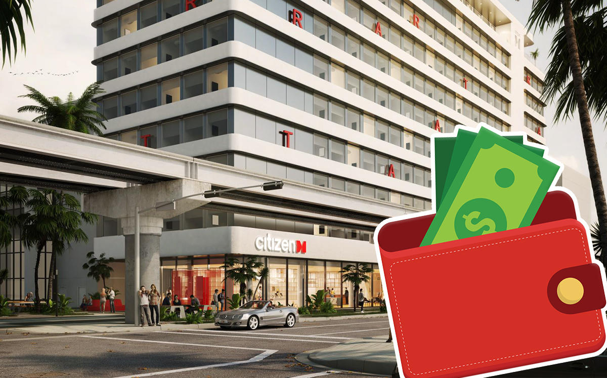 Rendering of CitizenM (Credit: iStock)