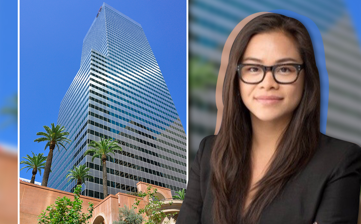 Katharine Lau, Senior Director of real estate for Industrious and the Citigroup Center tower in downtown Los Angeles (Credit: Wikimedia)