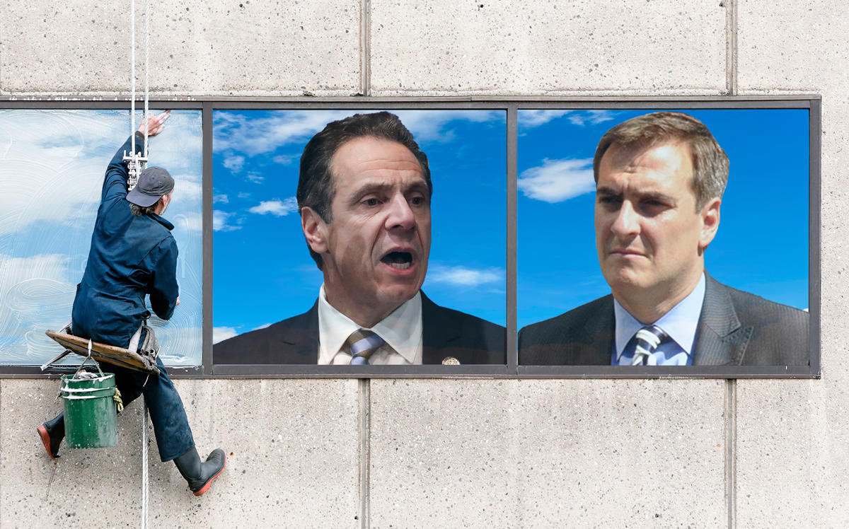 Andrew Cuomo and Mike Gianaris (Credit: Getty Images and iStock)