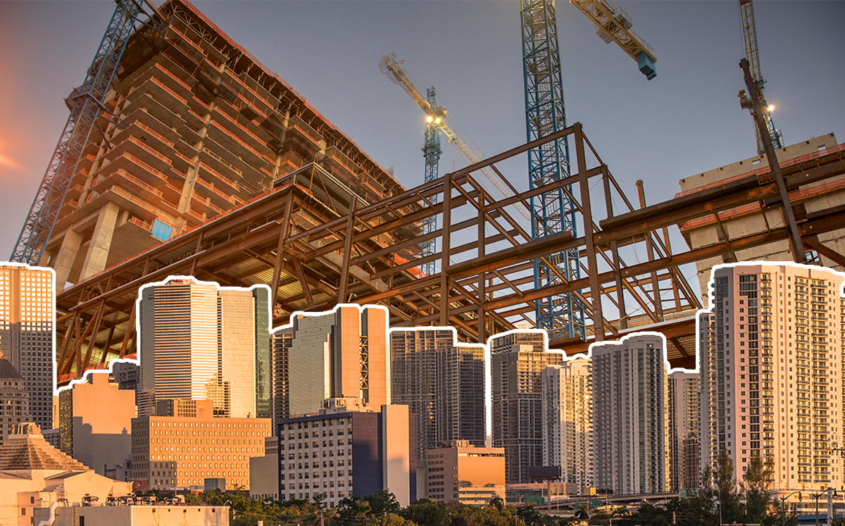 Construction in downtown Miami (Credit: iStock)