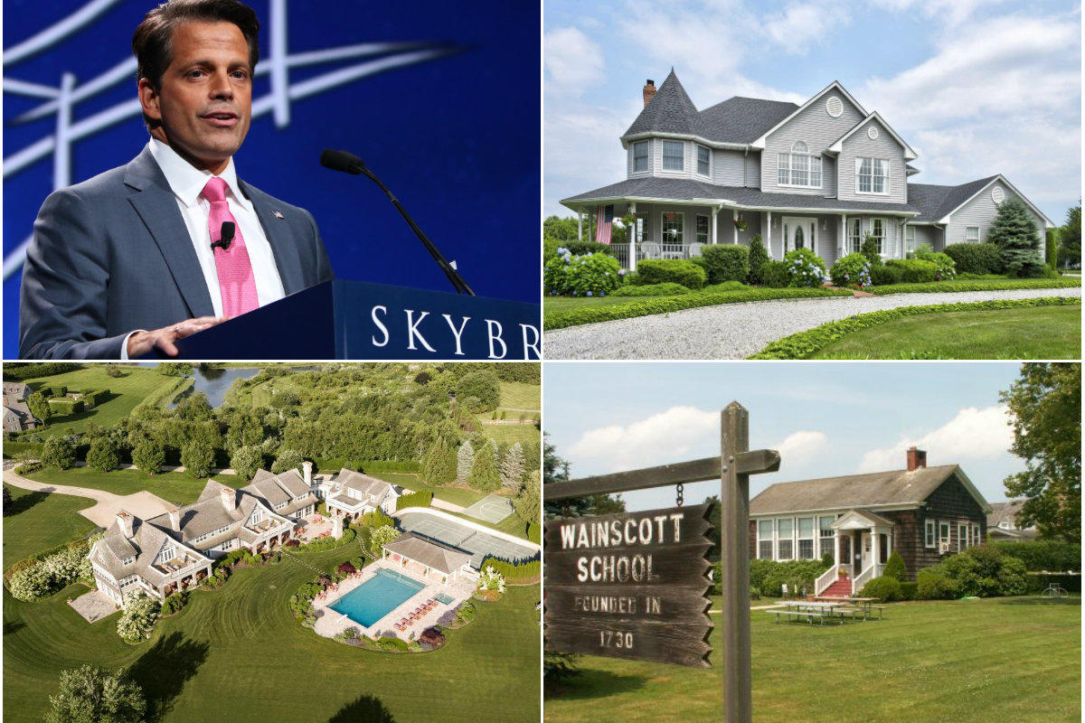 <em>Clockwise from top left: 'The Mooch' relists his Water Mill home for $9.75M, East End home sales fell in the fourth quarter of 2018, East Hampton buys Wainscott land with eye toward building 27 affordable units and another $2.6M is shaved off a Sagaponack estate in its second year on the market.</em>