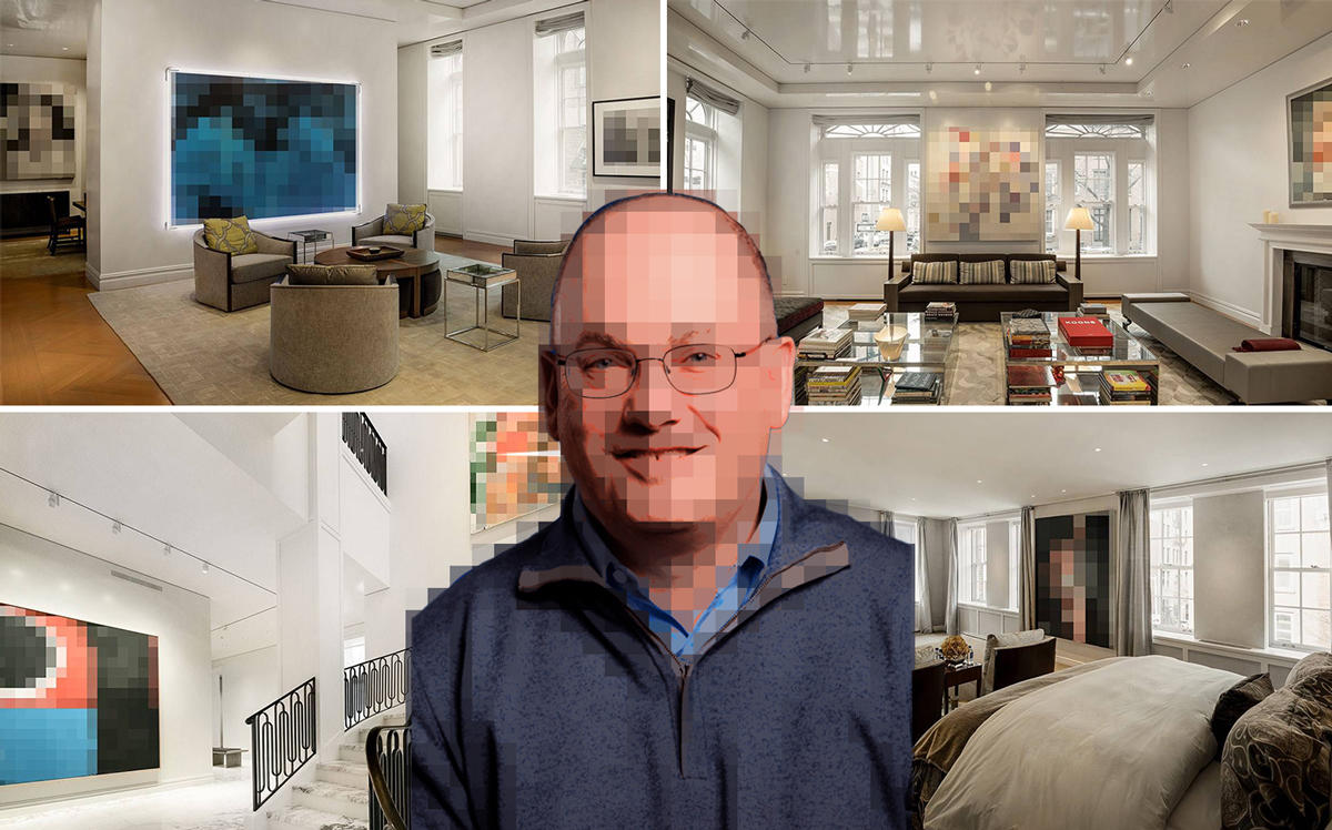 Steve Cohen and 320 West 12th Street (Credit: Point72 and Christie's)