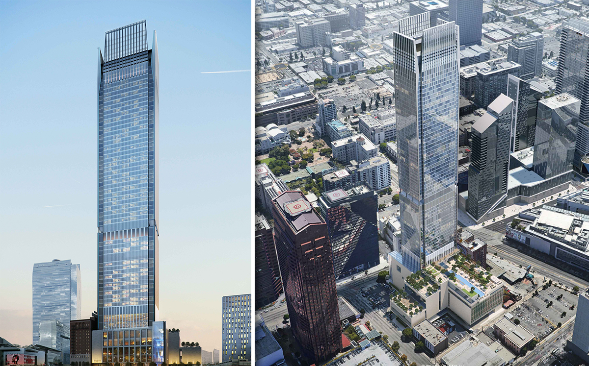 Renderings of the Figueroa Centre