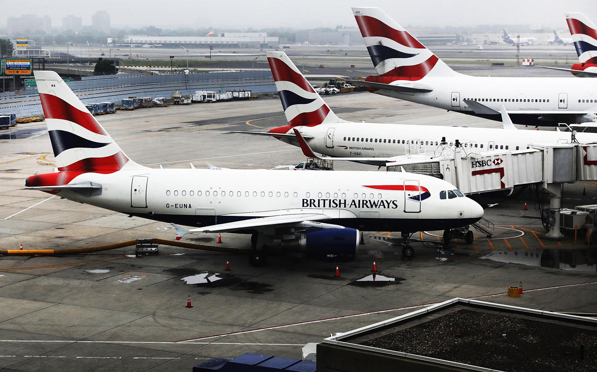 British Airways planes at JFK Airport (Credit: Getty Images)