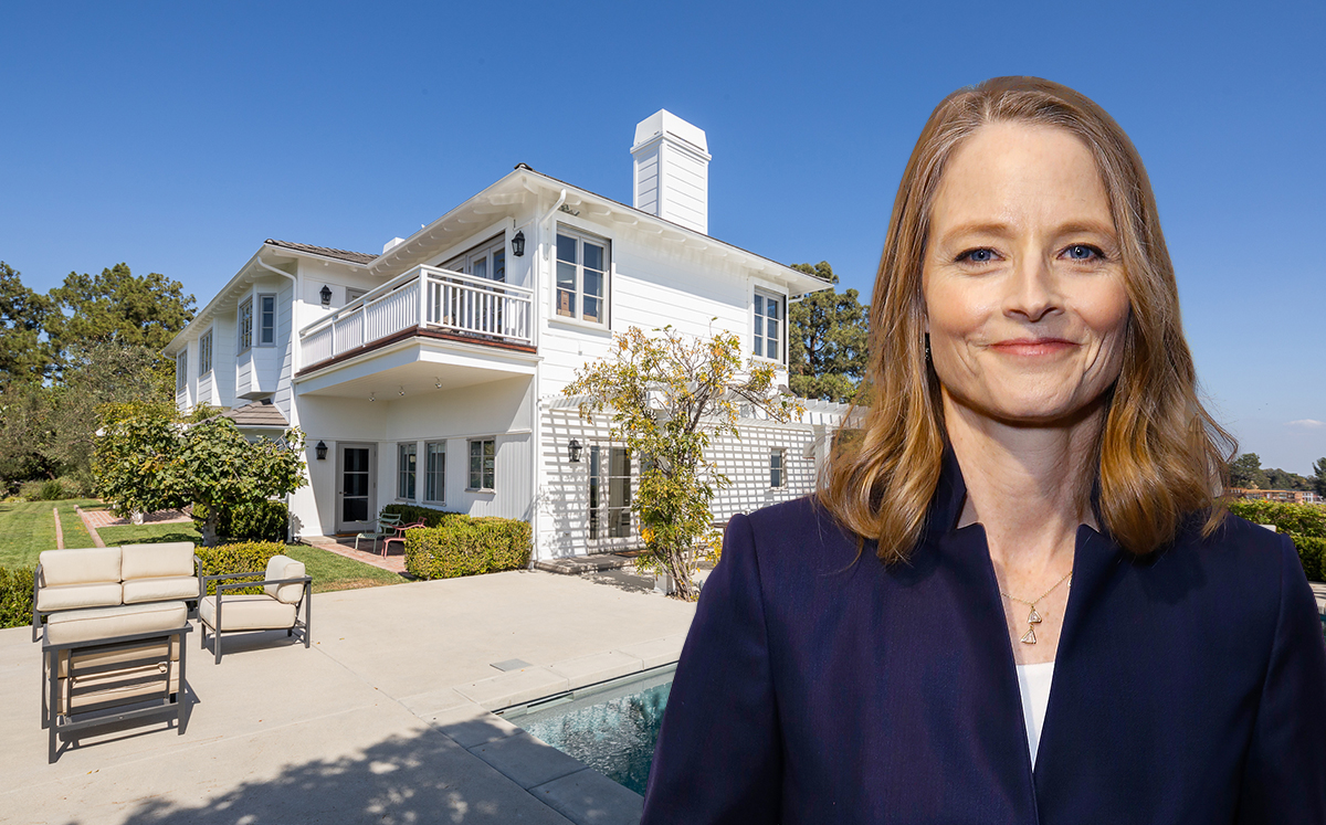 Jodie Foster and her home (Credit: Getty Images and David Kramer)