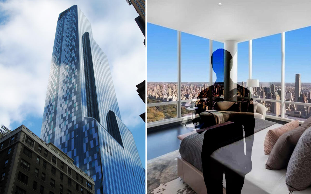 Exterior and interior views of 157 West 57th Street (Credit: Wikipedia)