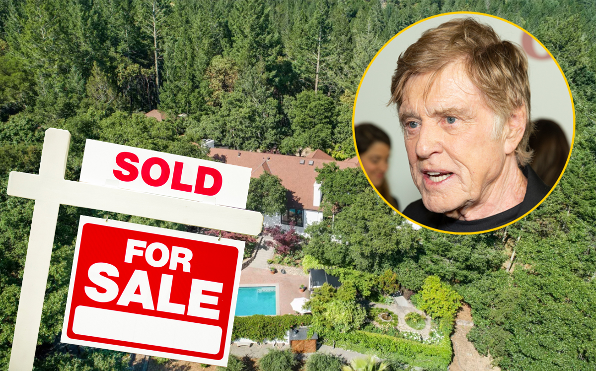 Robert Redford and his St. Helena, Calif. estate (Credit: Getty Images, Pacific Union International)
