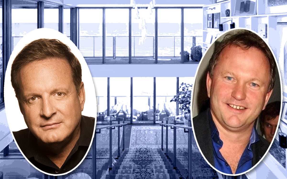From left: Ron Burkle and Nick Jones with the Soho Beach House (Credit: Wikipedia and Pinterest)
