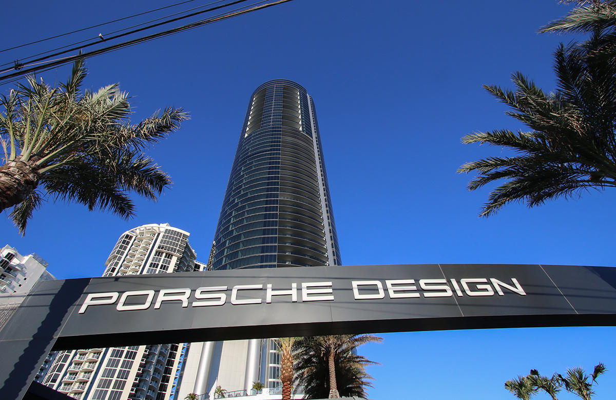 Porsche Design Tower in Sunny Isles Beach