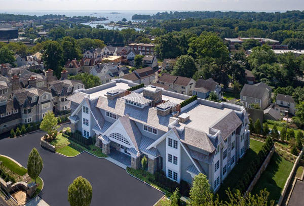 The Beacon Hill 2 luxury condominiums on Sound View Drive in Greenwich