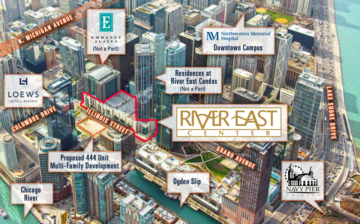 River East Center property flier