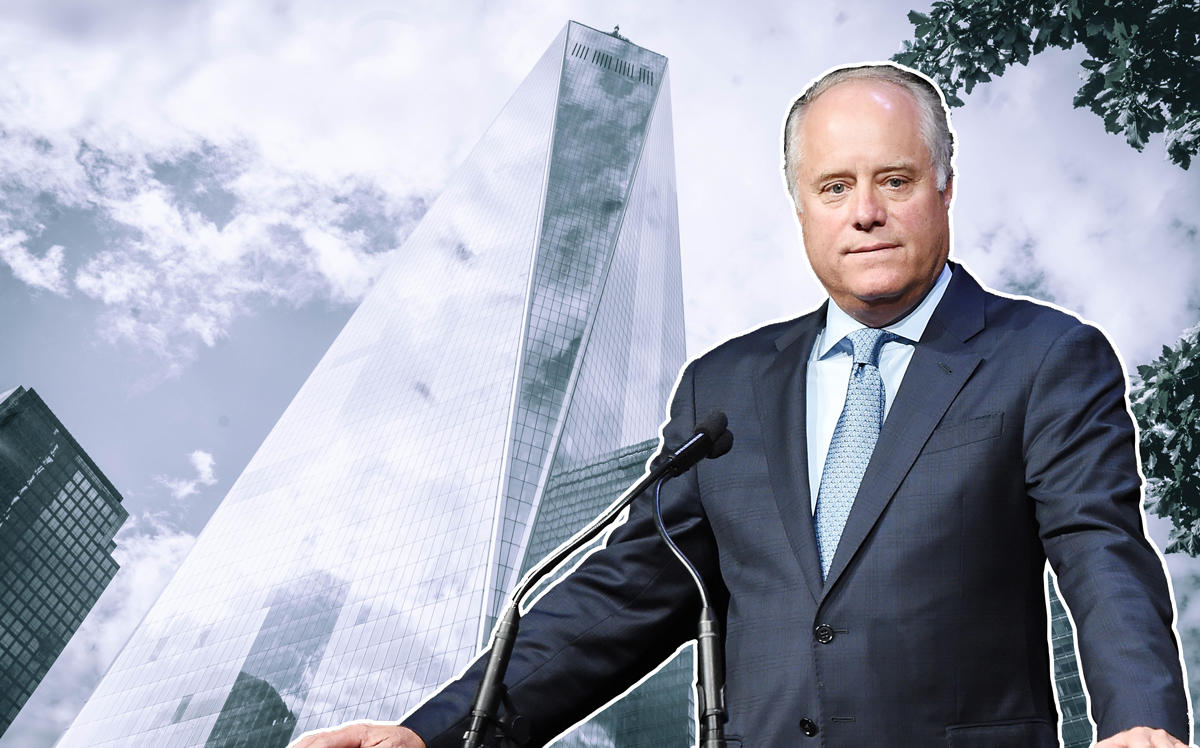 1 WTC and Condé Nast CEO Bob Sauerberg (Credit: Getty Images and Unsplash)