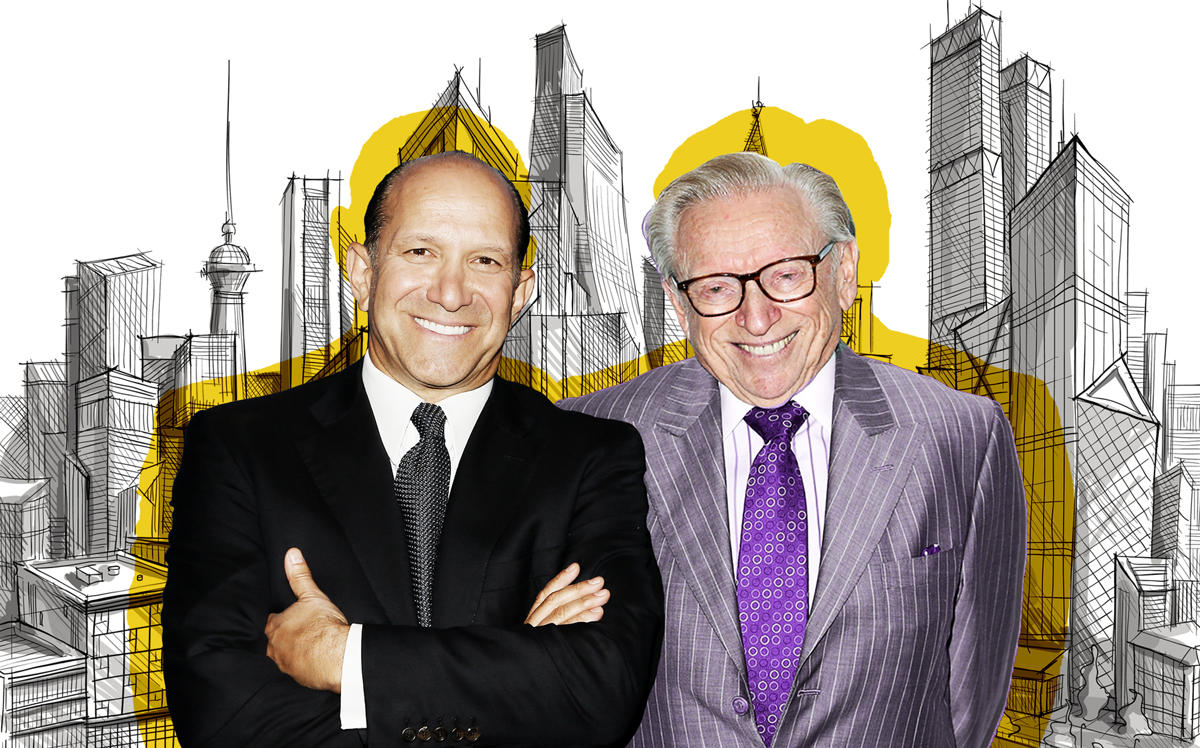 Howard Lutnick and Larry Silverstein (Credit: Getty Images and iStock)