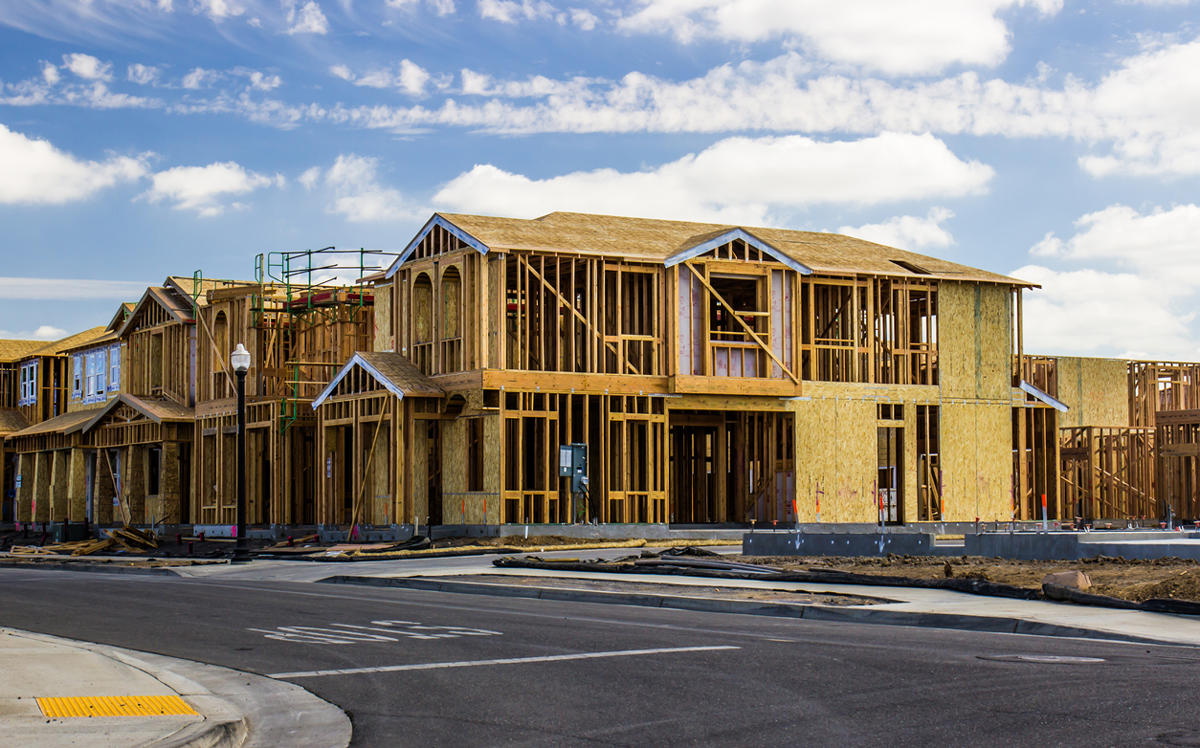 Homes under construction (Credit: iStock)