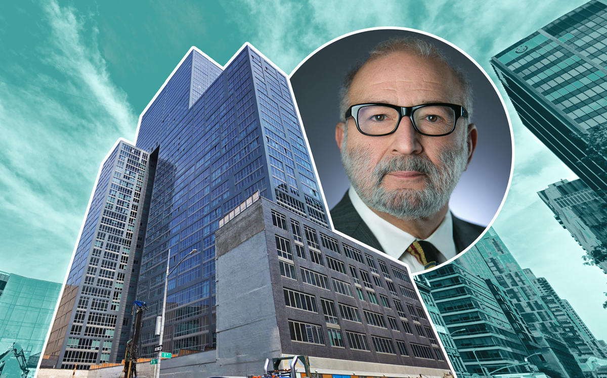 606 West 57th Street and TF Cornerstone president Frederick Elghanayan (Credit: Google Maps and TF Cornerstone)