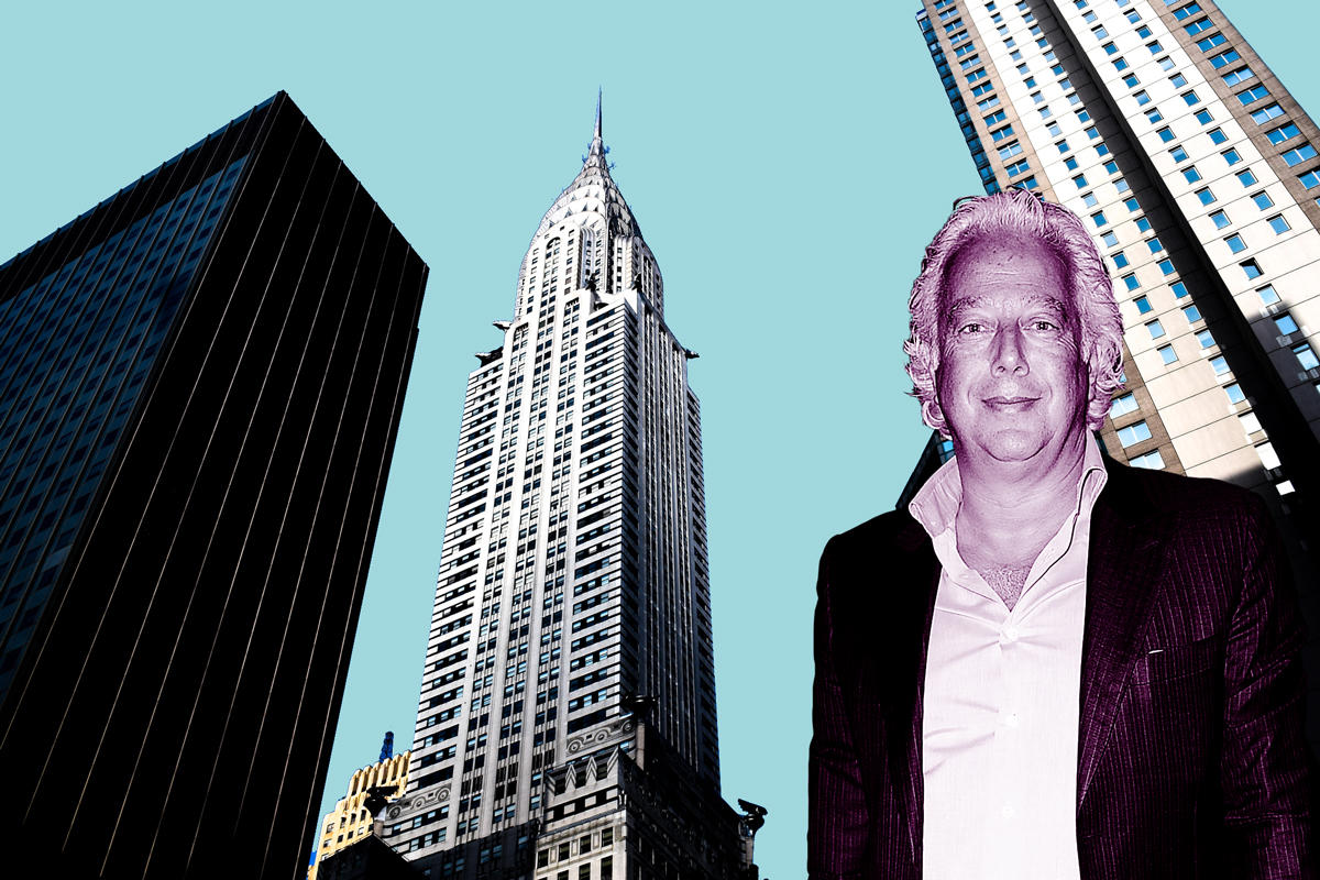 The Chrysler Building at 405 Lexington Avenue and Aby Rosen, co-founder and principal of RFR Holding (Credit: iStock)