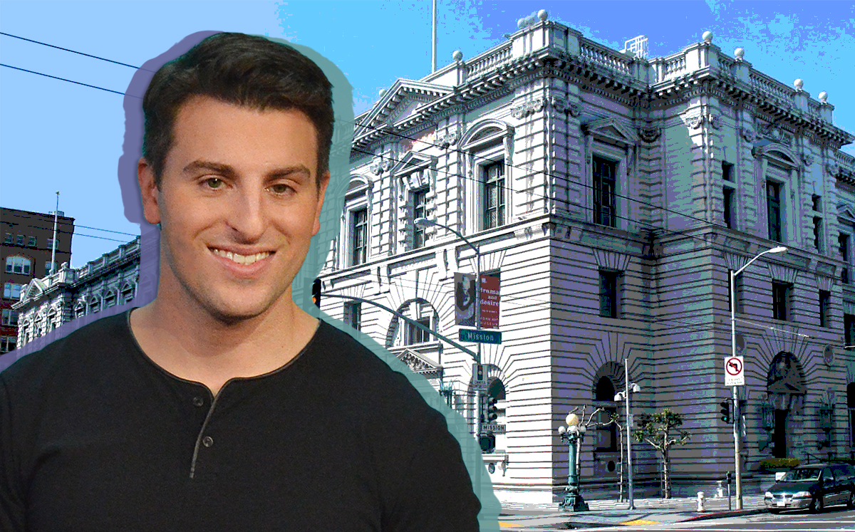 Brian Chesky and the 9th District Court of Appeals (Credit: Getty Images and Wikimedia)