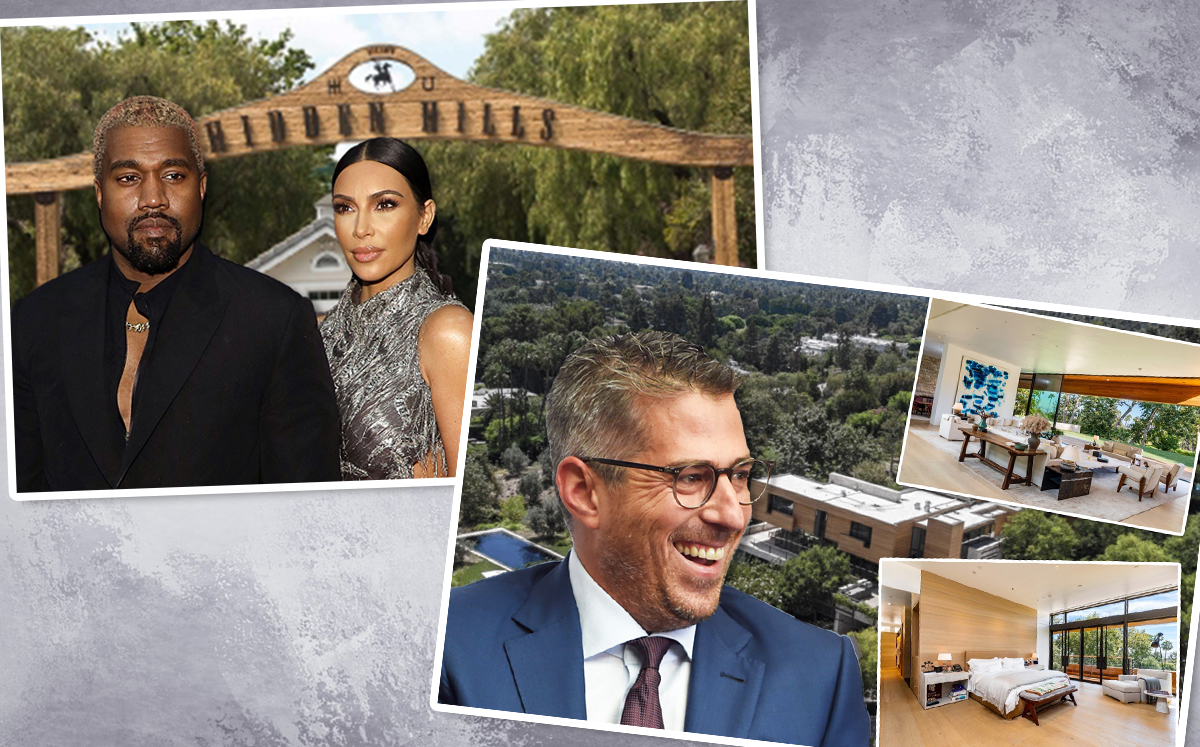 Kanye West and Kim Kardashian, and Cassey Wasserman and the Foothill Estate (Credit: Getty Images)