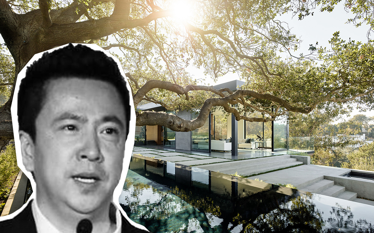 Entertainment executive James Wang has listed his Beverly Hills home on Oak Pass Road for $32 million (Credit: Joe Fletcher/Walker Workshop)