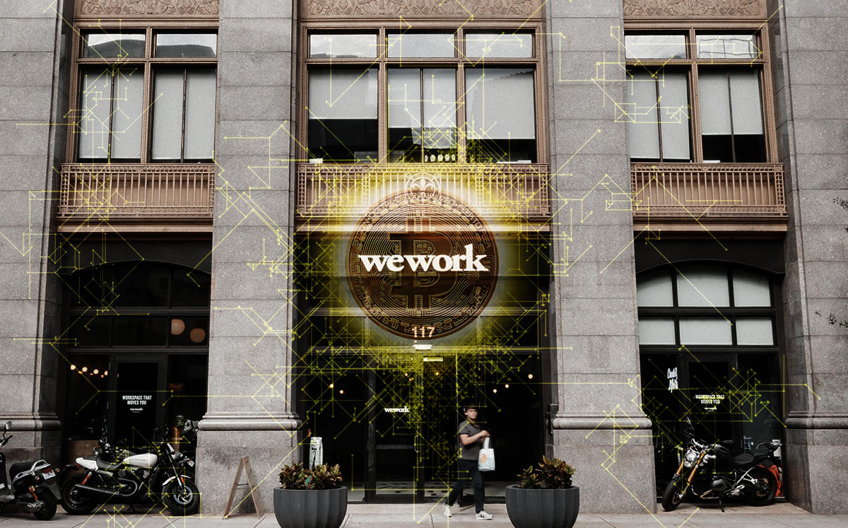 WeWork building in downtown Miami