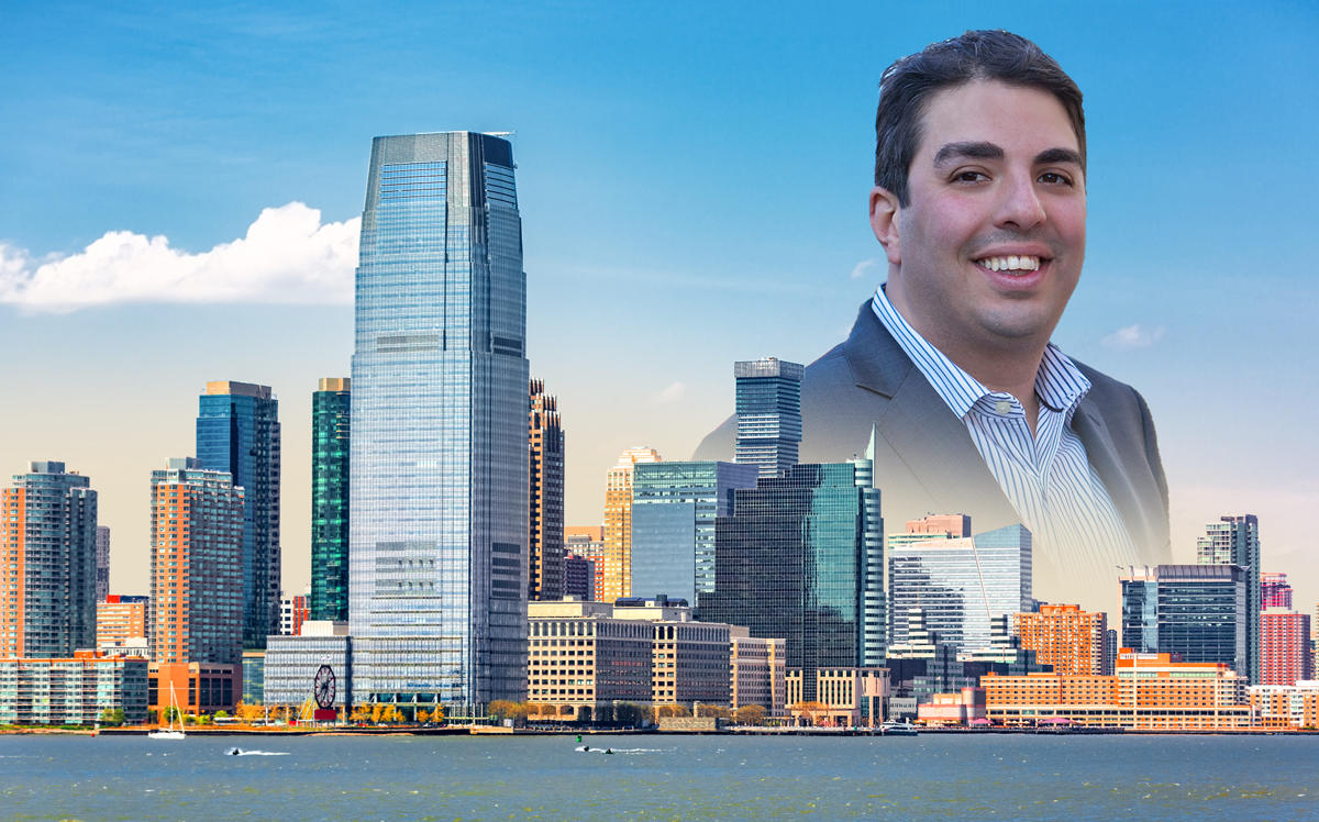Jersey City and Modern Spaces CEO Eric Benaim (Credit: iStock and Donna Dotan Photography)
