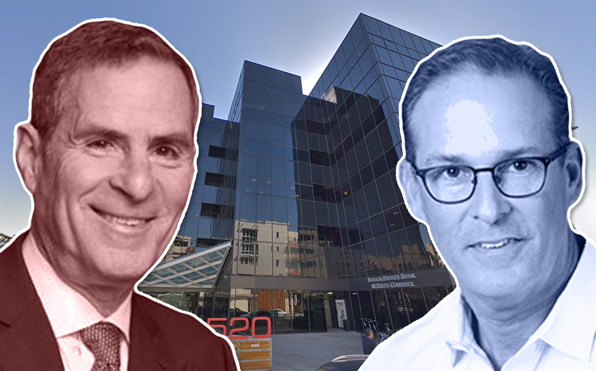David Hashmall, chairman of Goodwin, and Andrew J. Weidhaas, partner co-chair of private equity for Goodwin with 520 Broadway (Credit: Google Maps)