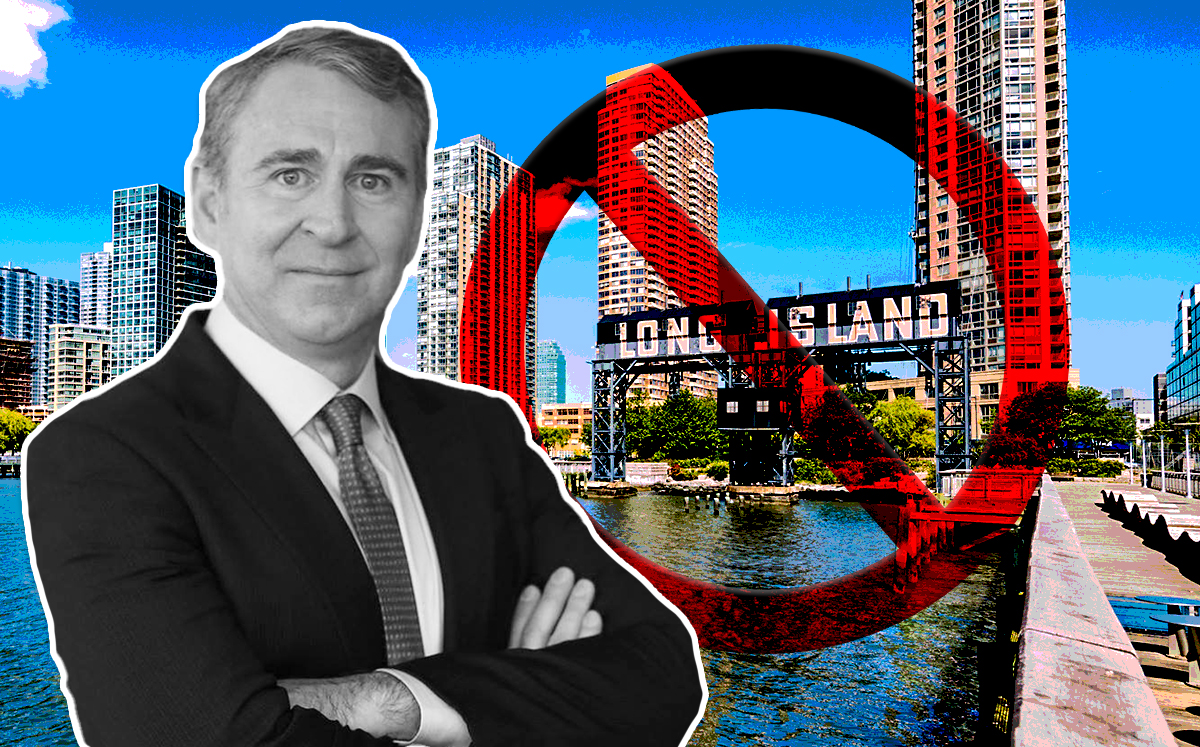 Ken Griffin and Long Island City (Credit: iStock)