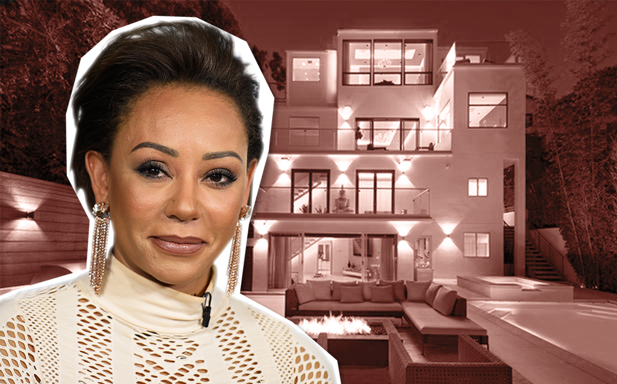 Mel B and her Hollywood Hills home (Credit: Getty Images)