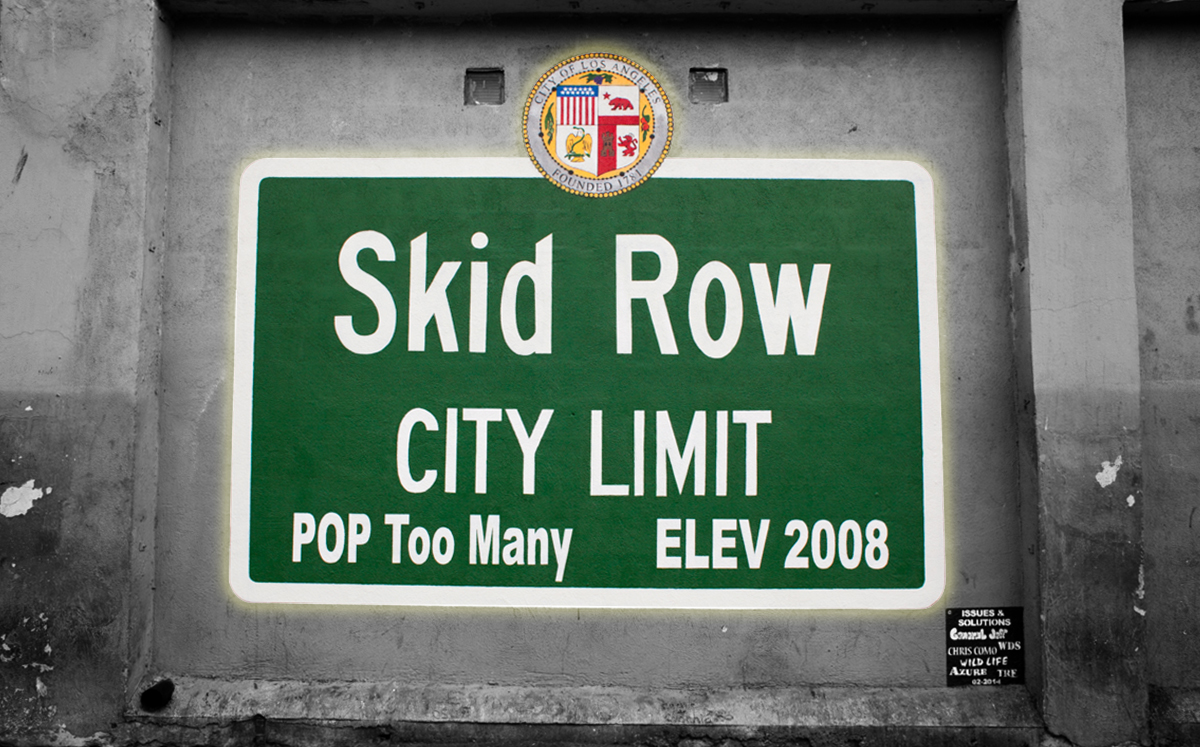 Skid Row, downtown Los Angeles