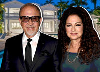 Gloria and Emilio Estefan chop price of Star Island guest home to $32M