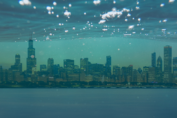 The Chicago area is sinking up to 8 inches each century in some places (Credit: iStock, Pixabay)