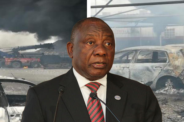 South Africa President Cyril Ramaphosa (Credit: Getty, South African Forum of Civil Engineering Contractors)