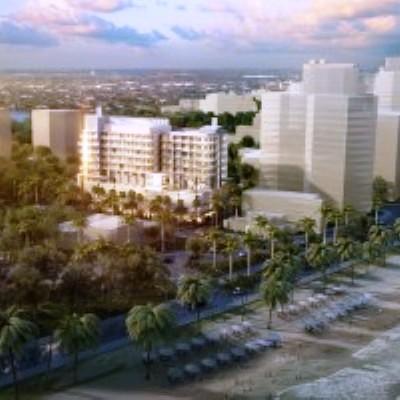 Rendering of planned AC Hotel by Marriott at 3029 Alhambra Street in Fort Lauderdale