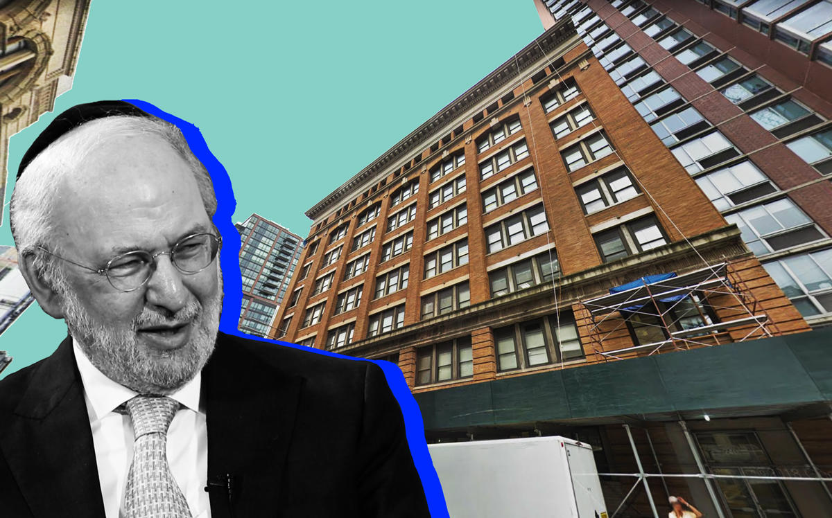 David Bistricer of Clipper Equity and 250 Livingston Street in Brooklyn (Credit: REIT and Google Maps)
