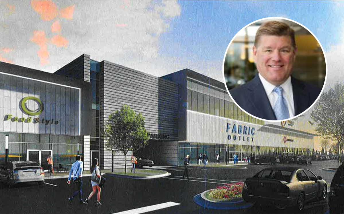  “The Edens Collection on the North Side is one of the few shopping center projects in the pipeline in the Chicago area this year”, (inset: Mid-America Real Estate’s Andy Bulson)