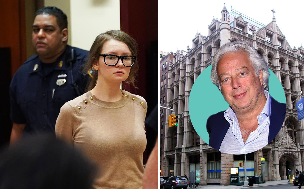 Anna Delvey, Aby Rosen and 281 Park Avenue South (Credit: Getty Images and Wikipedia Commons)
