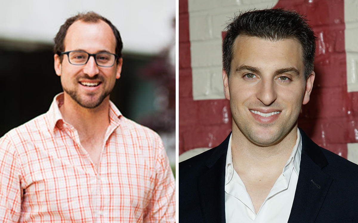 Lyric CEO Andrew Kitchell and Airbnb CEO Brian Chesky 
