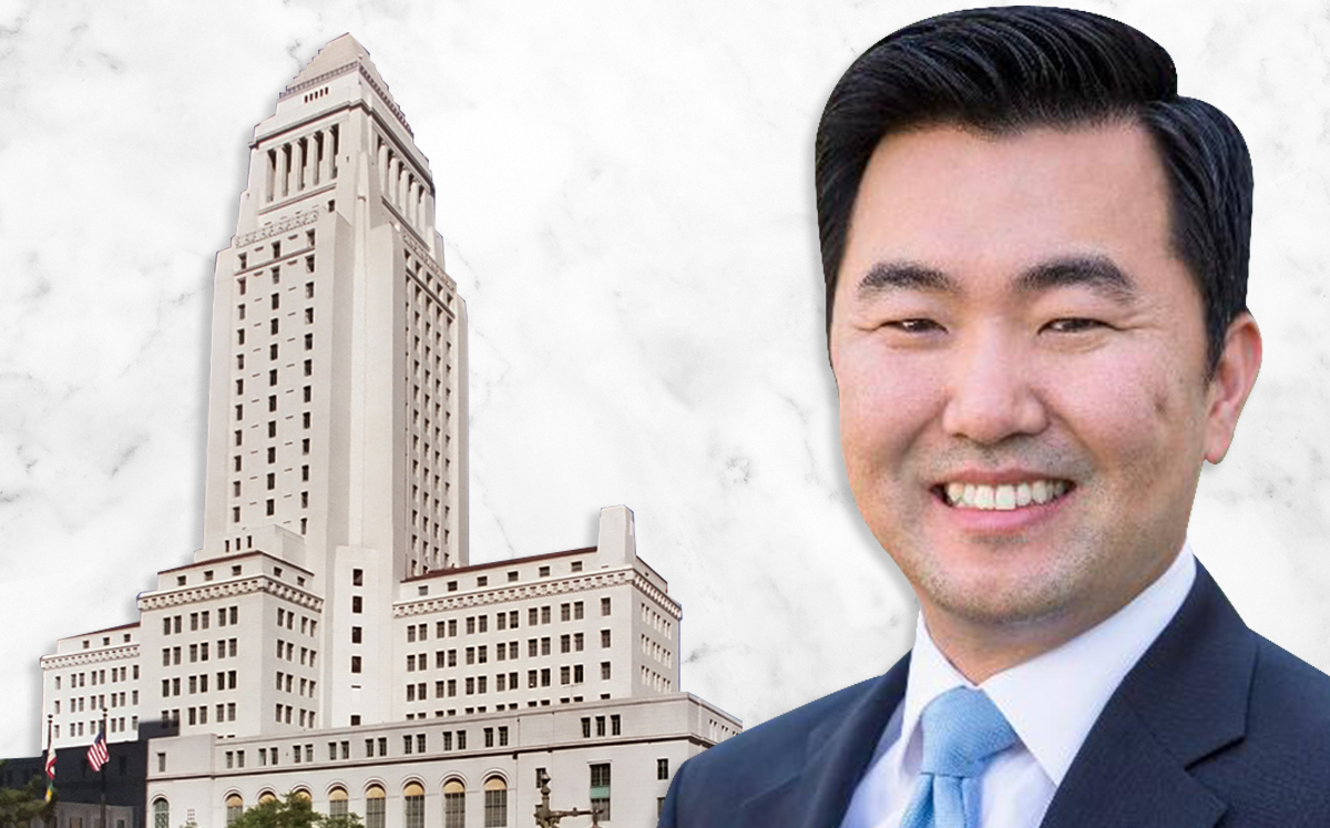Los Angeles City hall and Councilman David Ryu