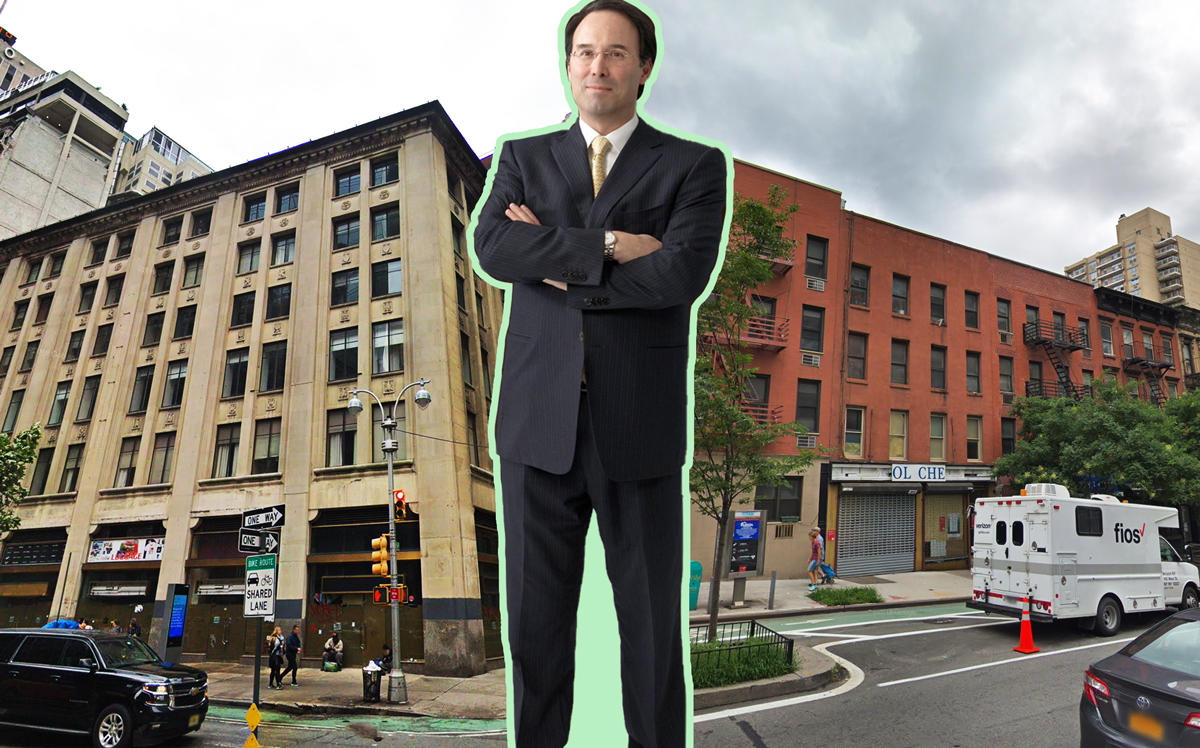 From left: 1710 Broadway, Extell Development CEO Gary Barnett, and 1643 First Avenue (Credit: Google Maps, Extell)
