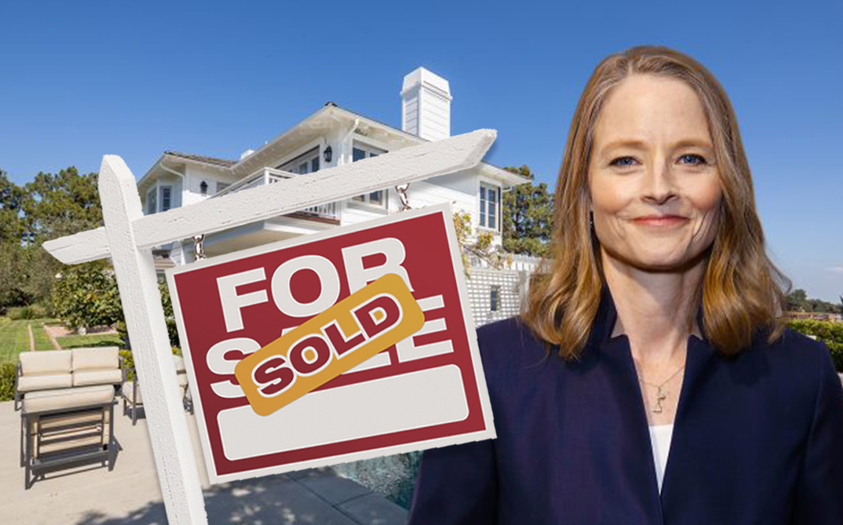 Jodie Foster and her former home (Credit: Getty Images and David Kramer)