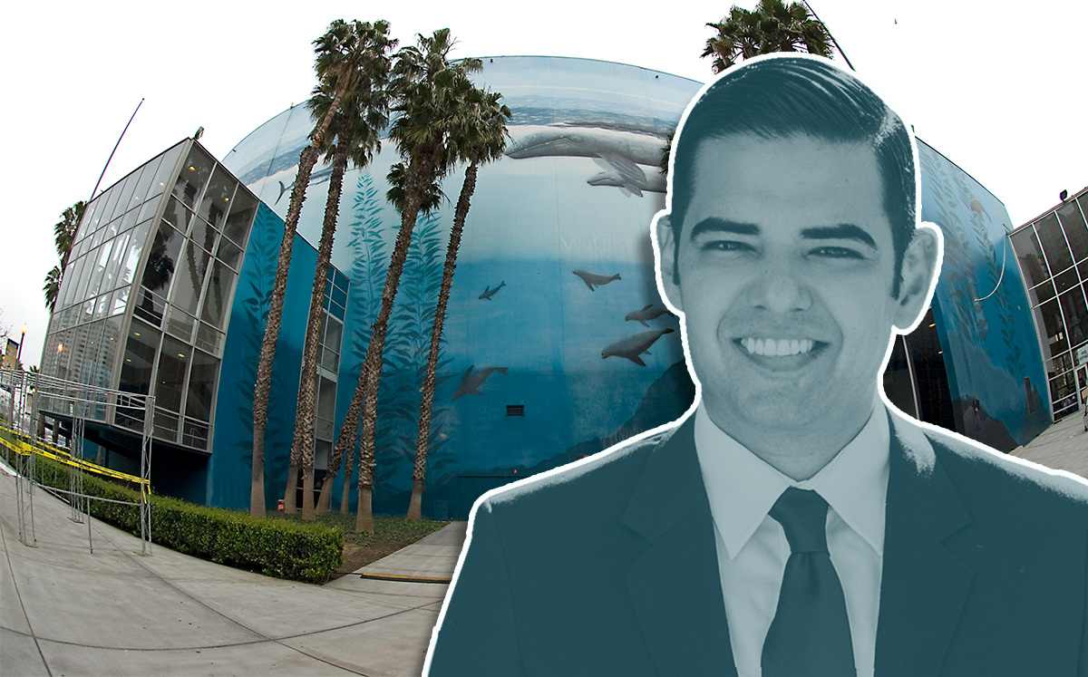 Long Beach Mayor Robert Garcia and Long Beach Arena