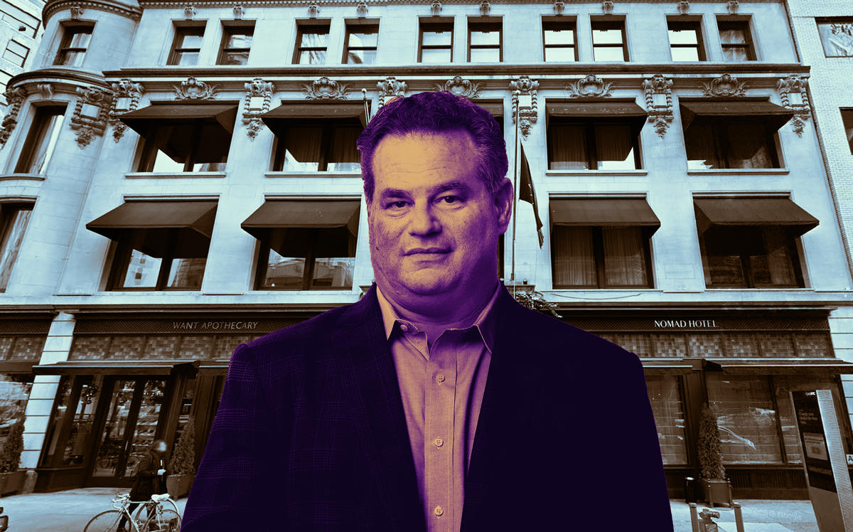 Andrew Zobler of Sydell Group and the NoMad Hotel at 1170 Broadway (Credit: Google Maps and Kaplan Heckler)