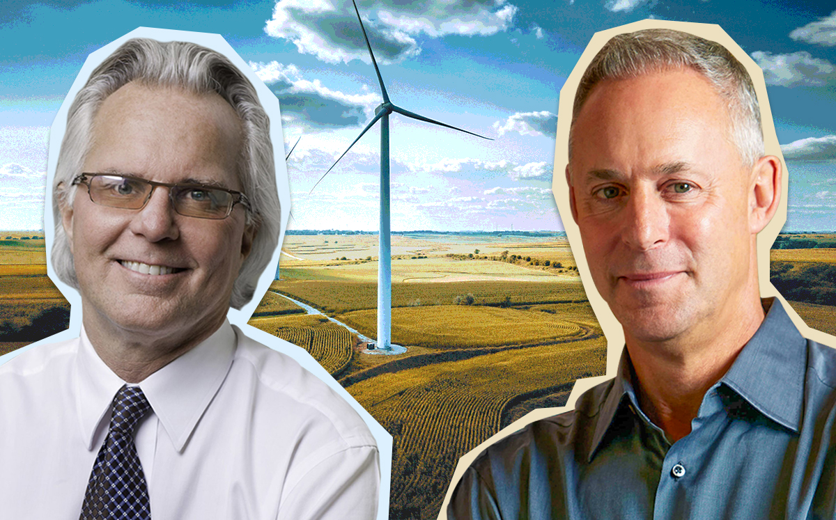 From left: Clayco CEO Bob Clark and Farpoint founding principal Scott Goodman (Credit: iStock)
