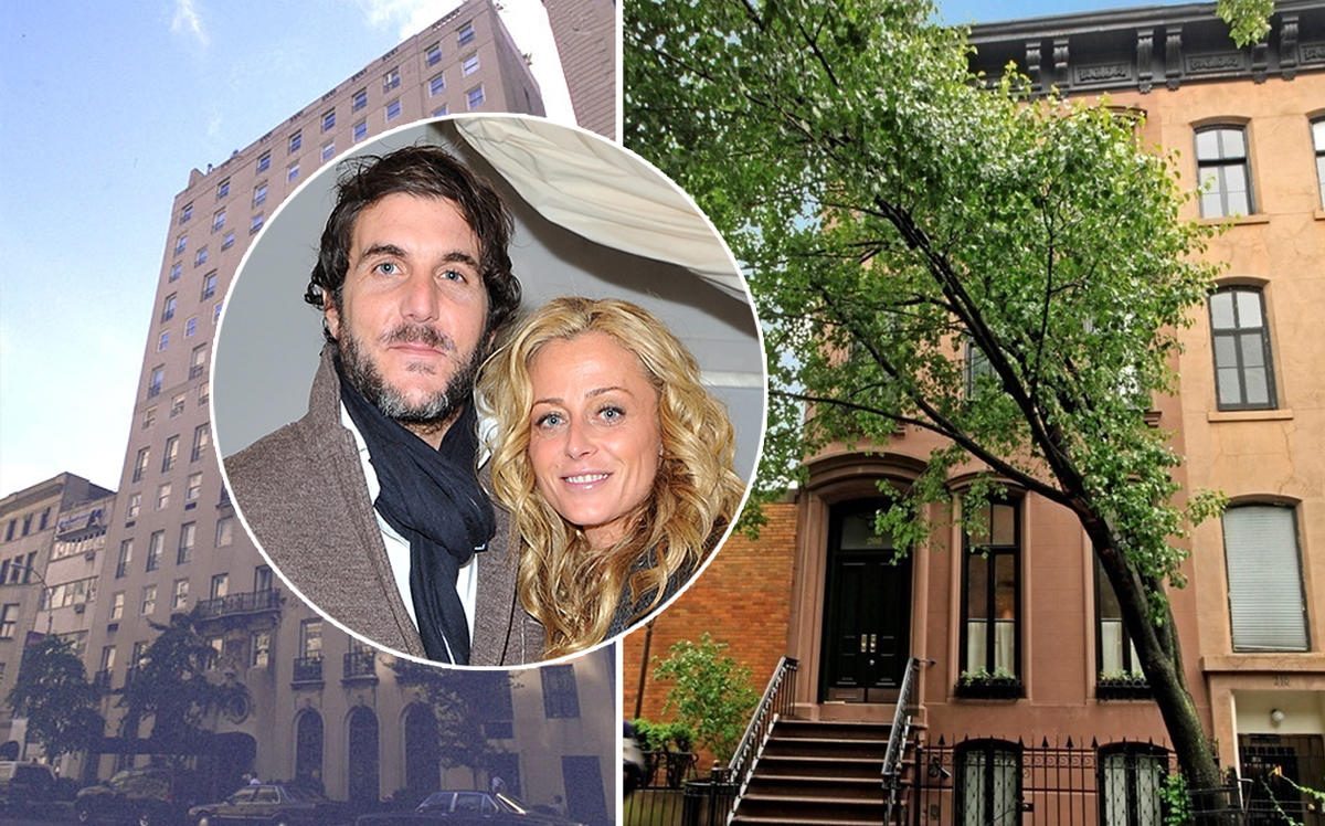 From left: 4 East 72nd Street, Haute Hippie's Jesse Cole and Trish Wescoat Pound, and 208 West 11th Street (Credit: CityRealty and Getty Images)