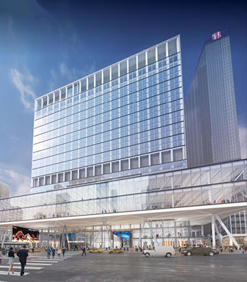 A rendering of Penn Plaza